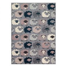 Dywany Lusczów Dětský koberec Sheep šedý, velikost 120x170