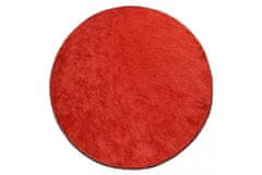 Dywany Lusczów Kulatý koberec SERENADE Graib červený, velikost kruh 100