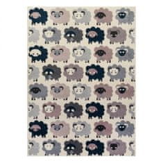 Dywany Lusczów Dětský koberec Sheep krémový, velikost 160x220