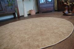 Dywany Lusczów Kulatý koberec SERENADE Graib světle hnědý, velikost kruh 100