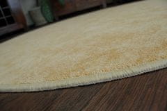Dywany Lusczów Kulatý koberec SERENADE Graib zlatý, velikost kruh 150