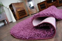 Dywany Lusczów Kulatý koberec SHAGGY Hiza 5cm fialový, velikost kruh 100