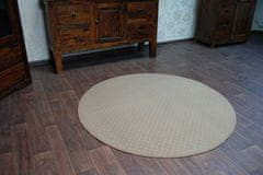 Dywany Lusczów Kulatý koberec AKTUA Breny béžový, velikost kruh 133