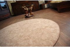 Dywany Lusczów Kulatý koberec SERENADE Graib béžový, velikost kruh 200