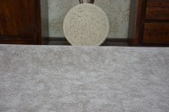 Dywany Lusczów Kulatý koberec SERENADE Graib šedo-béžový, velikost kruh 200