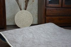 Dywany Lusczów Kulatý koberec SERENADE Graib šedo-béžový, velikost kruh 200