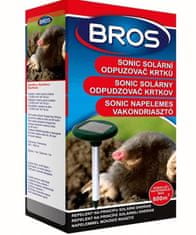 BROS Bros solární odpuzovač krtků - akustický sonic (1 ks)