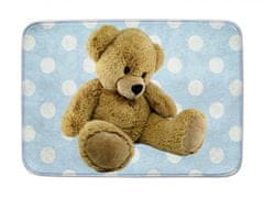 Dětský koberec Ultra Soft Medvídek modrý, 1.80 x 1.30