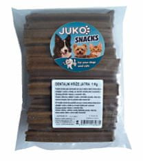 Juko Dentální kříž Játra Snacks 1 kg (cca 42 - 51 ks)