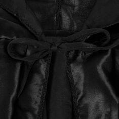 19547 Čarodějnická pelerína s kapucí černá