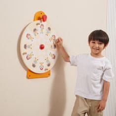 Viga Toys Nástěnná deska Circle Wall Board Ukazuje emoce a Twa výrazy