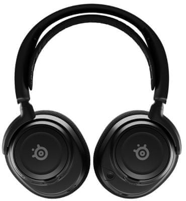 Sluchátka SteelSeries Arctis Nova 3 černá (61631) RGB hi fi měniče multiplatformní odnímatelný mikrofon