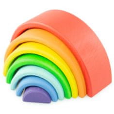 Ulanik Montessori dřevěná hračka "Rainbow. Small"