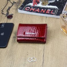 Gregorio Extravagantní dámská kožená peněženka Retok, červená