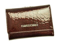 Gregorio Extravagantní dámská kožená peněženka Retok, tmavě hnědá