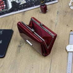 Gregorio Stylová dámská kožená peněženka Freko, červená
