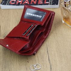Gregorio Extravagantní dámská kožená peněženka Retok, červená