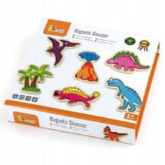 Viga Viga Toys Magnety na ledničku Dřevění dinosauři V