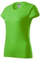 Dámské triko jednoduché, jablkově zelená, 2XL