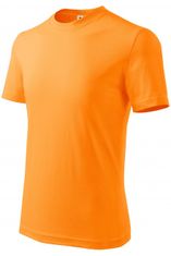 Malfini Dětské tričko jednoduché, mandarinková oranžová, 158cm / 12let