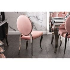 Invicta Interior (3264) MODERNO TEMPO luxusní stylová židle růžová