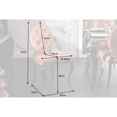 Invicta Interior (3264) MODERNO TEMPO luxusní stylová židle růžová
