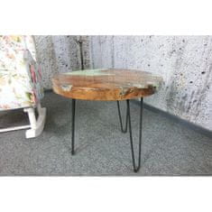 Bader Germany (3080) GLAS HOLZ designový konferenční stolek dřevo/sklo