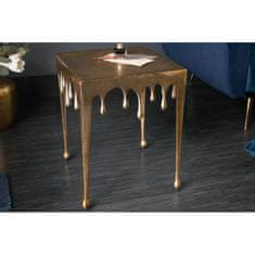 Invicta Interior (3020) LIQUID LINE design odkládací stolek zlatý