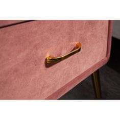 Invicta Interior (3260) PARIS noční stolek růžový samet