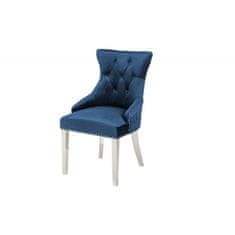 Invicta Interior (3066) LÖWENKOPF luxusní stylová židle samet královská modrá