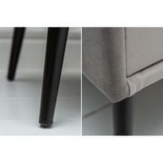 Invicta Interior (3261) PARIS noční stolek šedý samet