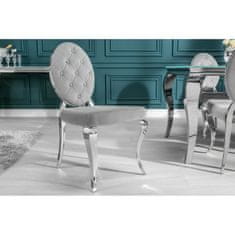 Invicta Interior (2884) MODERNO TEMPO luxusní stylová židle šedá