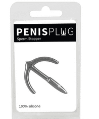 PENISPLUG Silikonový kolík do penisu ve tvaru kotvy Sperm Stopper (8 mm)