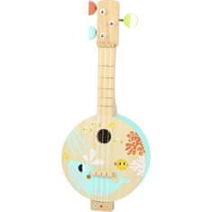 Tooky Toy TOOKY TOY Dřevěná hra na učení banjo pro děti s M.