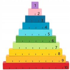 Tooky Toy Tooky Toy Dřevěná matematická tabulka učení Lic