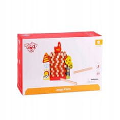 Tooky Toy TOOKY TOY Game Jenga The Falling Hen Wooden Farm