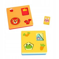 Tooky Toy TOOKY TOY Montessori Puzzle Z tvarů a barev