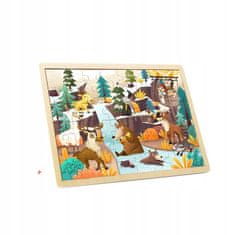 Tooky Toy TOOKY TOY Puzzle s taškou Alpská zvířátka