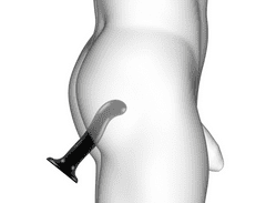 Strap On Me Silikonové dildo na bod G a prostatu Strap-On-Me (velikost M)