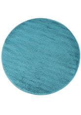 4sleep Kusový koberec kulatý PORTOFINO modrý Modrá PORTOFINO 30/30/120 160x160 1cm až 1,9cm Jednobarevný