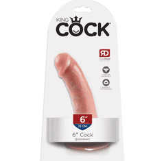 Pipedream Realistické dildo s přísavkou King Cock 6" (17 cm)