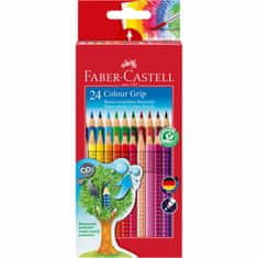 Faber-Castell Pastelky akvarelové Colour Grip 24 barevné set