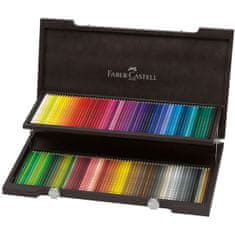 Faber-Castell Pastelky Polychromos-120 ks-dřevěná kazeta set