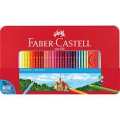 Faber-Castell Pastelky Castell set 60 barevné v plechu s okénkem