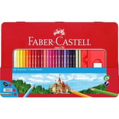 Faber-Castell Pastelky Castell set 48 barevné v plechu s okénkem