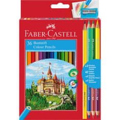 Faber-Castell Pastelky Castell 36 barevné set+3 bi-color