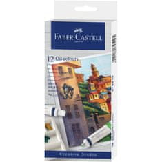 Faber-Castell Olejové barvy v tubě set 12 barevné