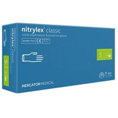 MERCATOR MEDICAL Nitrylex Classic BLUE rukavice - vel. S
