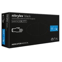 MERCATOR MEDICAL Nitrylex BLACK rukavice-velikost M