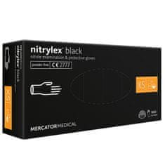 MERCATOR MEDICAL Nitrylex BLACK rukavice-velikost XS